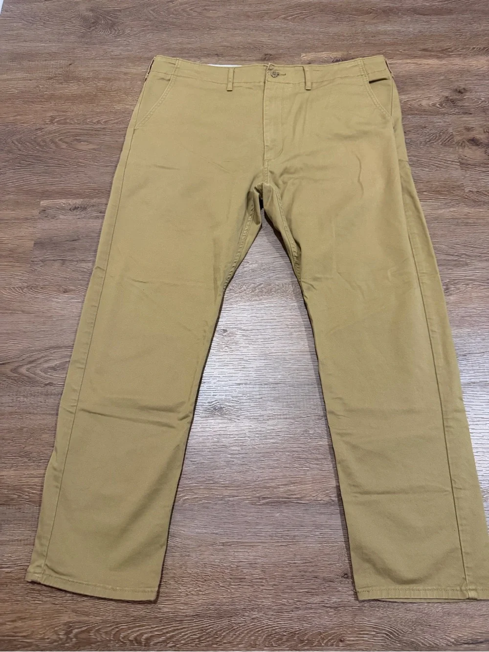 Levi’s Regular Taper Chino Pants Men’s 38x28 British Khaki Stretch